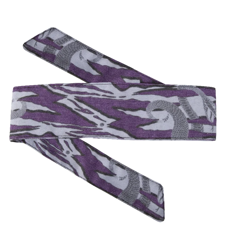 Snakes - Hostilewear Headband - Purple