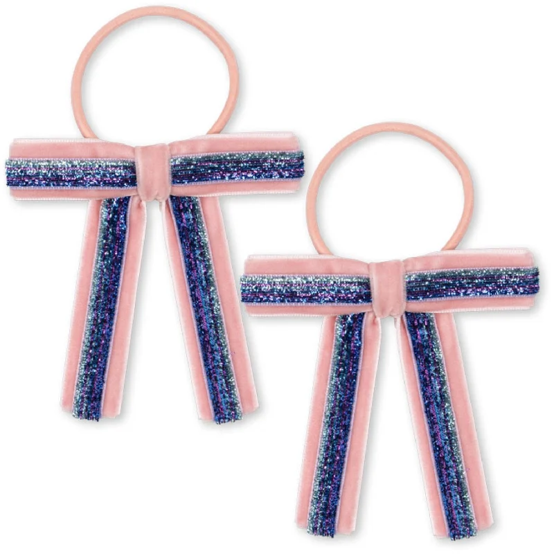 Konges Sløjd Mellow Rose 2 Pack Velvet Bow Elastic