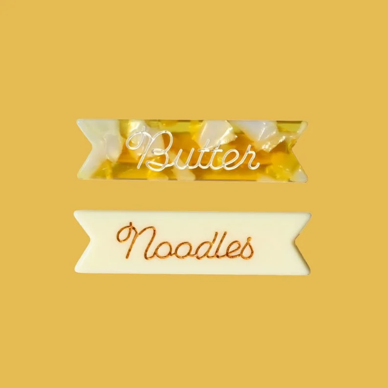 Butter Noodles Hair Clip Set