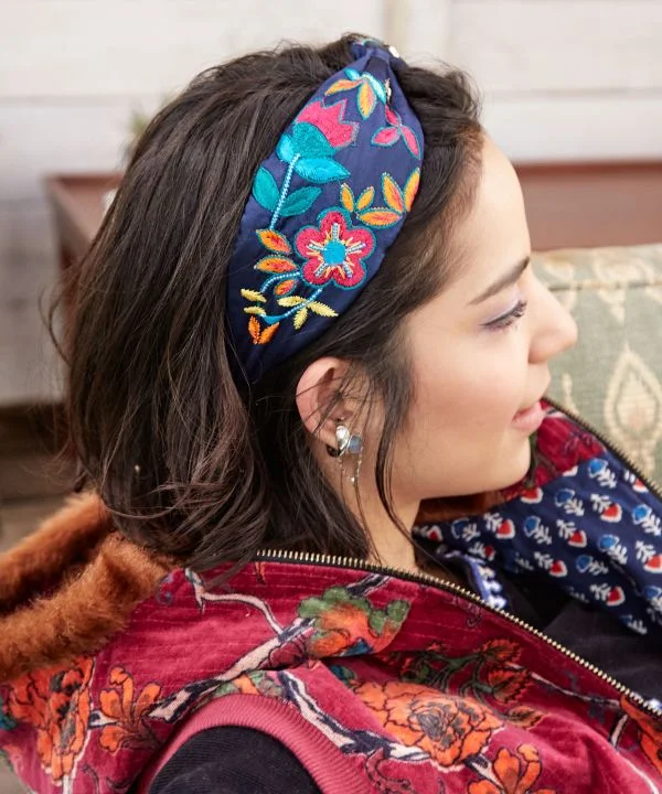 Bold Embroidered Headband