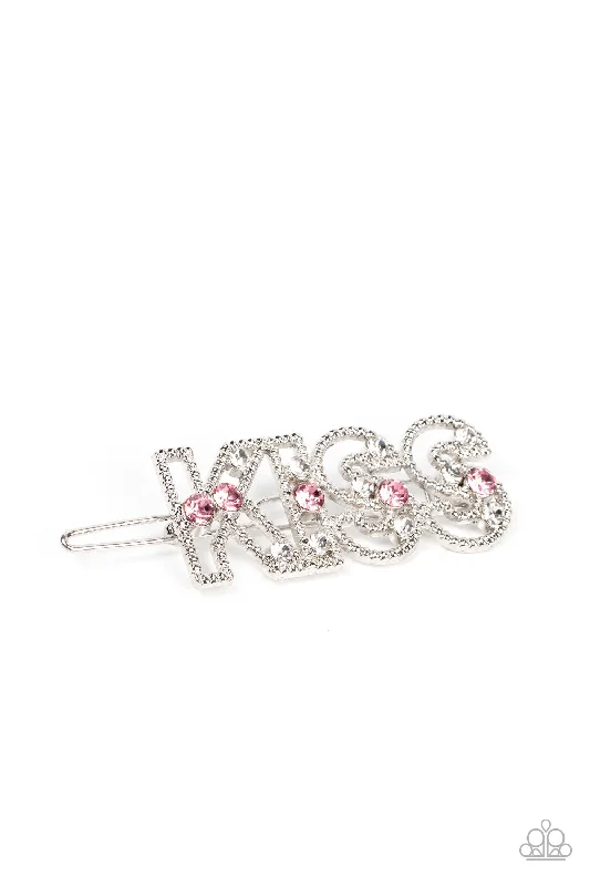 Kiss Bliss Pink Hair Clip - Paparazzi Accessories