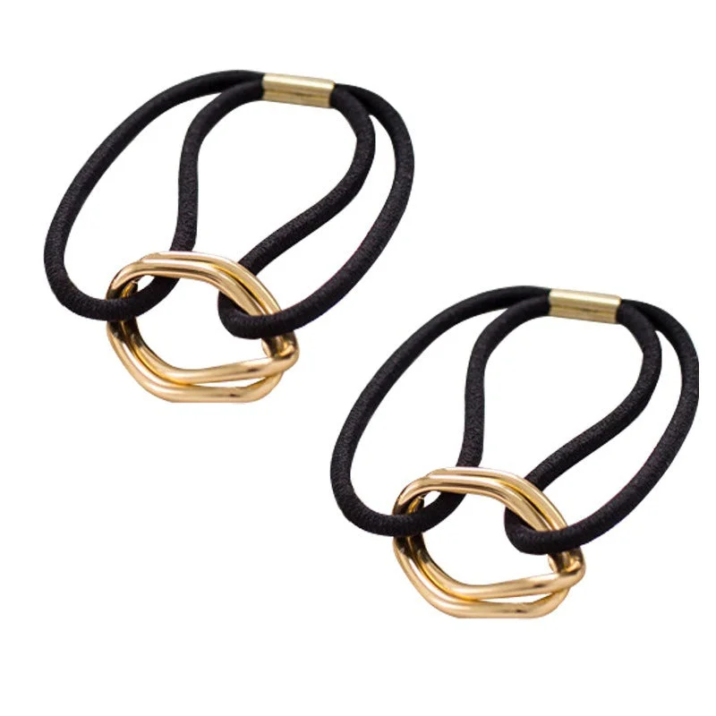 Wholesale Chain Love Rubber Band Hair Tie