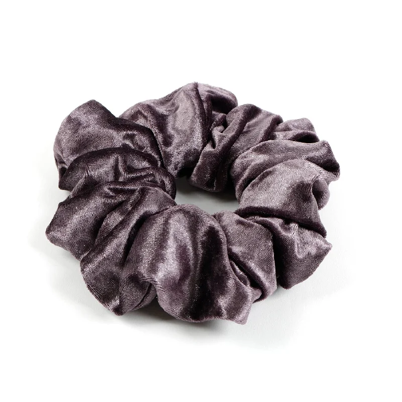 Scunci Jumbo Scrunchie Hair Tie Rope Pearl Purple