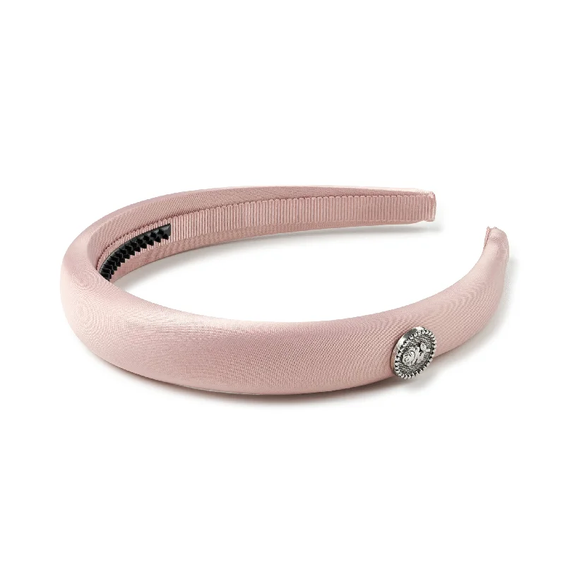 Halo Luxe Rosa Vintage Satin Headband - Mauve