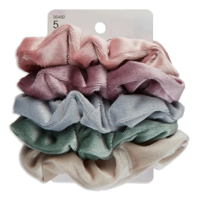 Scunci Velvet Scrunchie 5pcs