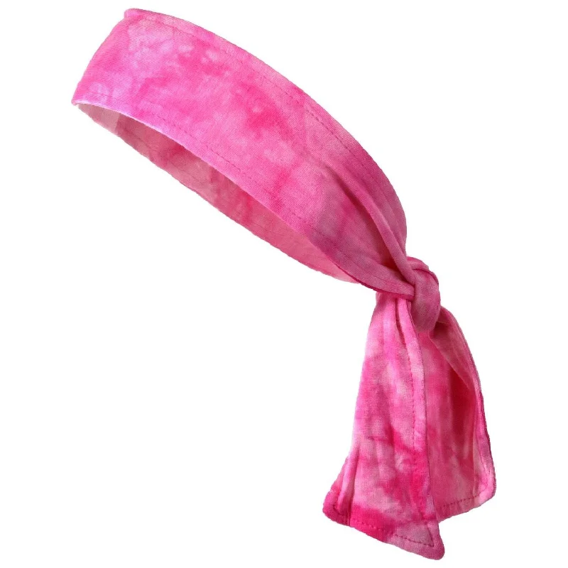 Tie-Dye Pink Tie Headband