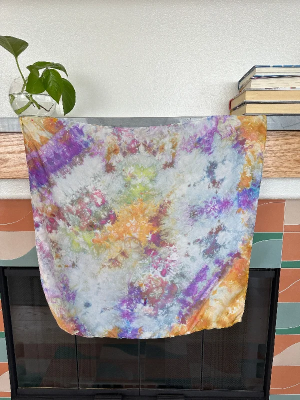 silk scarf • 70x70 cm • ooak dyed 3