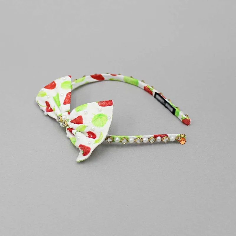 Fruits Printed Bowie Multicolour Hair Band