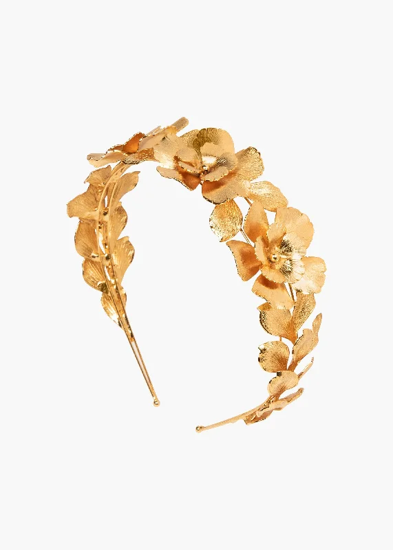 Rowena Headband -- Gold