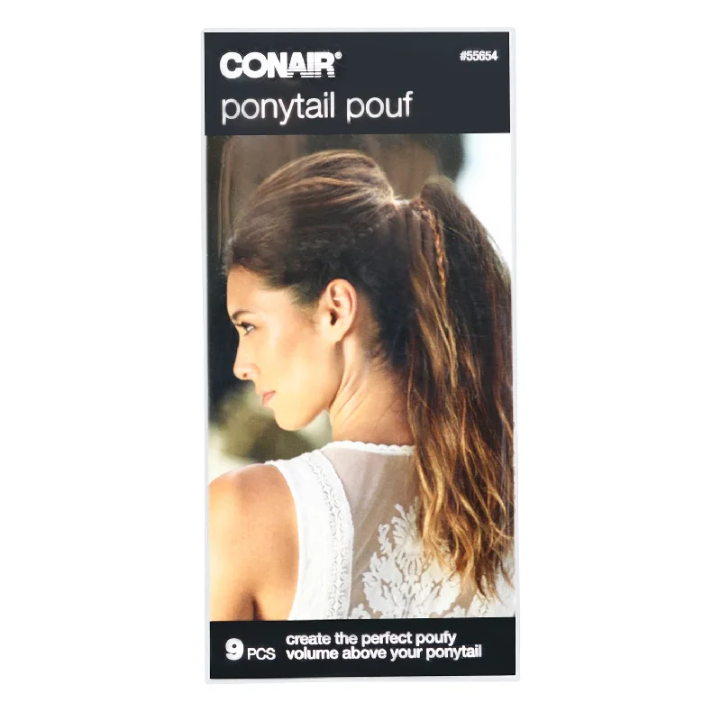 CONAIR Create the Perfect Ponytail Pouf 9pcs