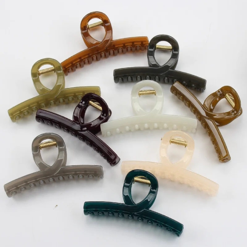 Wholesale Acrylic Grippers for Women Large Size Hair Clips