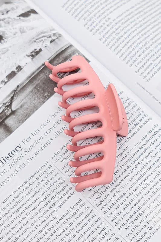 Hair Claw Clip - Pink