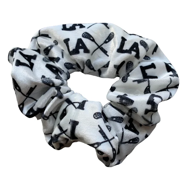 Lacrosse Premium Velvet Scrunchie