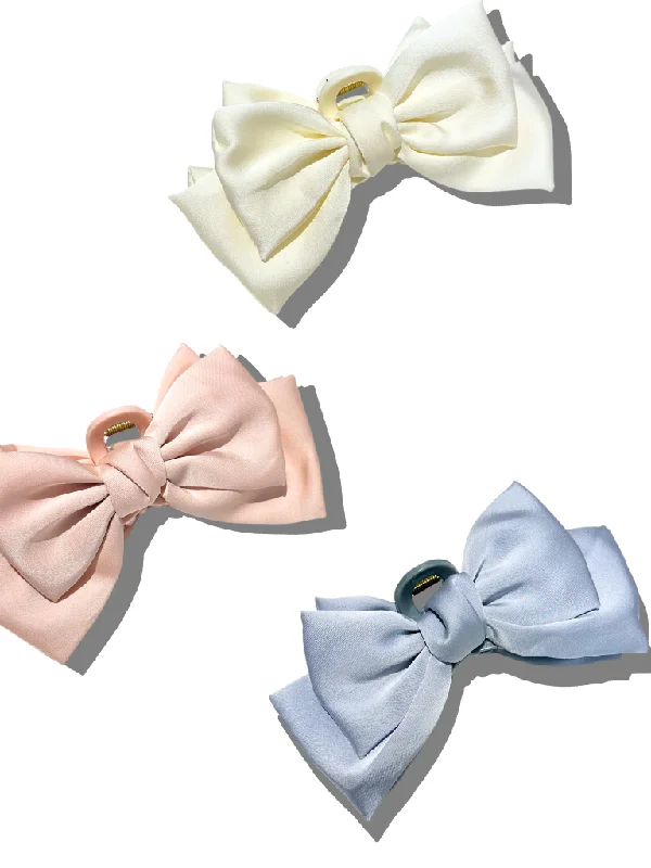 Handmade Ballet Bow Claw Hair Clip