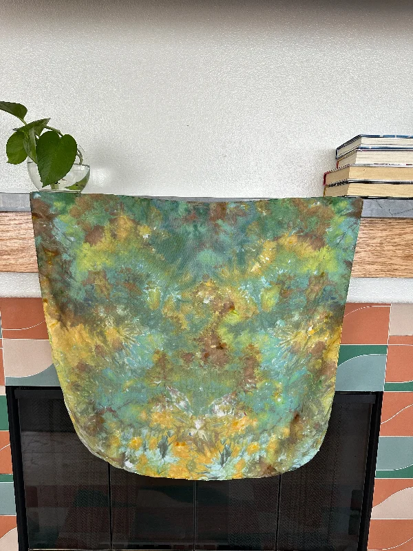 silk scarf • 70x70 cm • ooak dyed 7