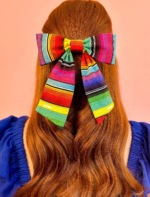 Serape Hair Bow