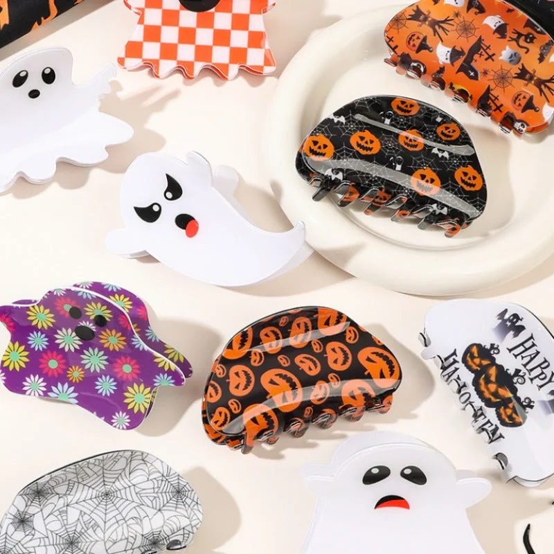 Wholesale Halloween Funny Acrylic Hairpins