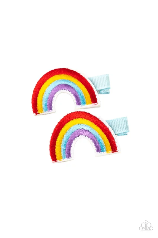 Follow Your Rainbow Multi Hair Clip - Paparazzi Accessories