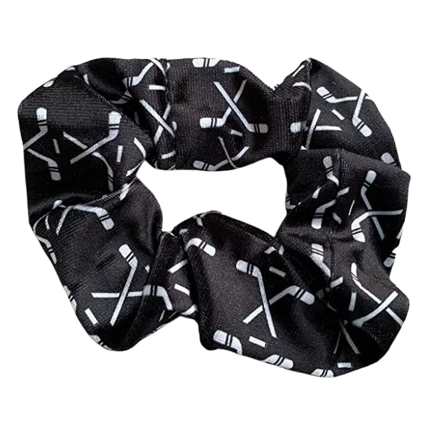 Ice Hockey Premium Velvet Scrunchie