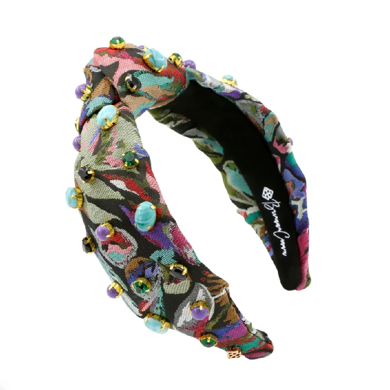 Jeweled Tapestry Floral Headband