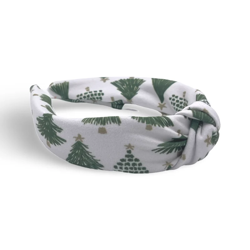 Little Christmas Trees Hard Headband