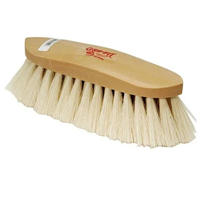 Decker #50 "The Showman" White Grip-Fit Brush