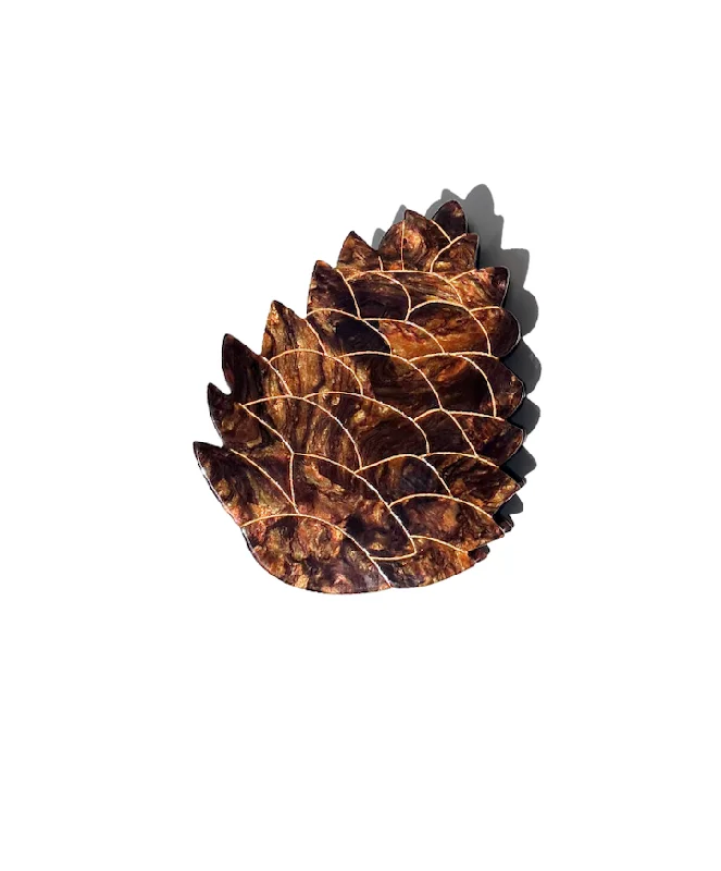 Hand-painted Pinecone Claw Hair Clip | Eco-Friendly