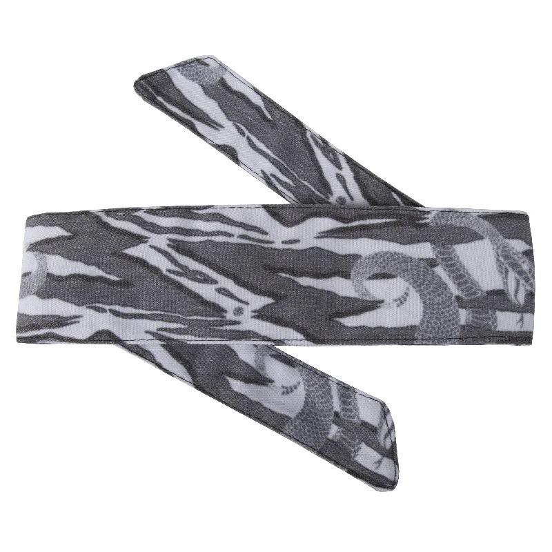 Snakes - Hostilewear Headband - Gray