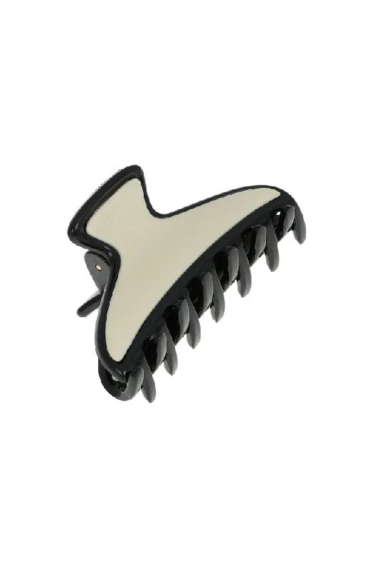 Maybell Mini Jaw - Black & Ivory