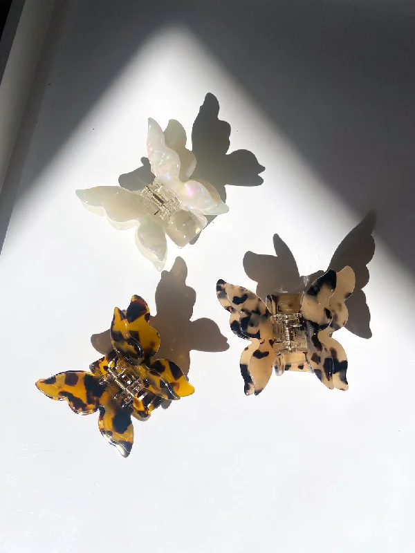 Tortoise Butterfly Claw Hair Clip | Eco-Friendly